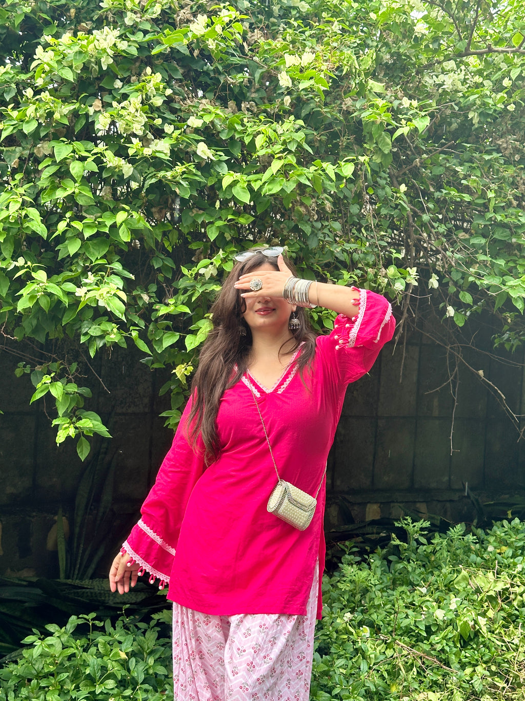 Gulnaar cotton Farshi set