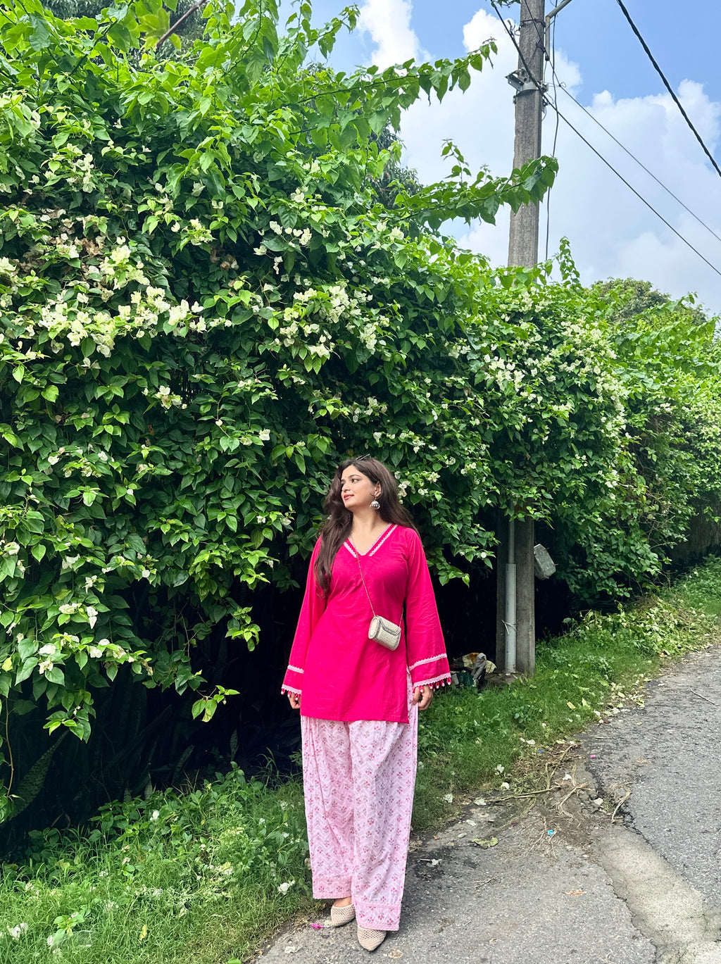 Gulnaar cotton Farshi set
