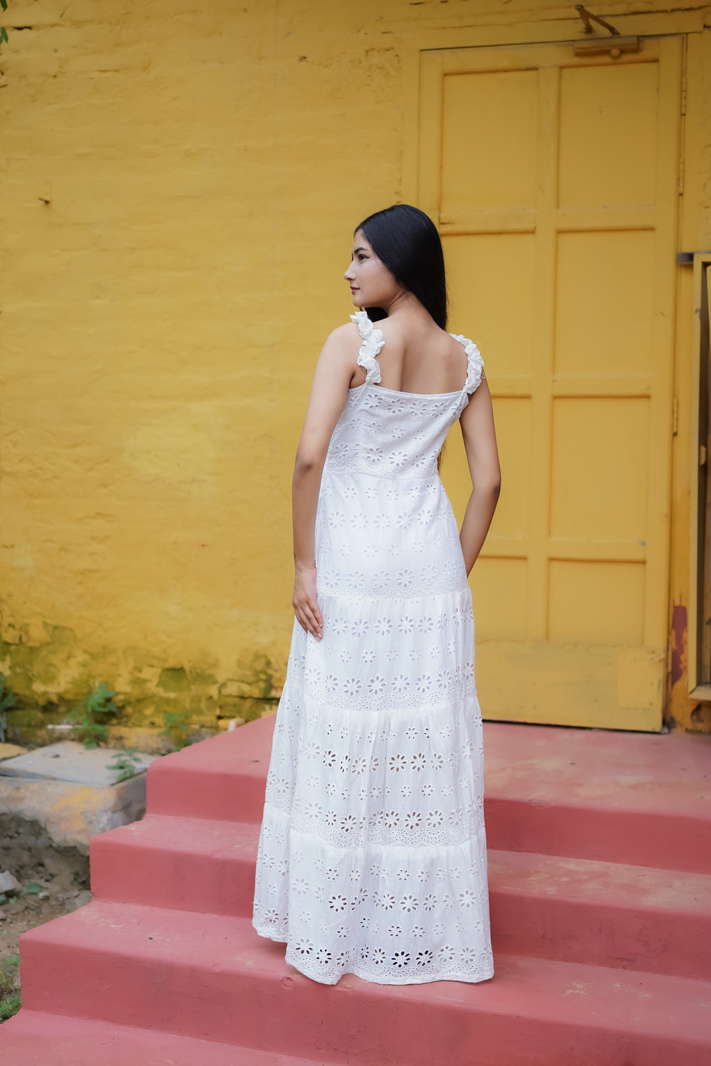 White mirage dress