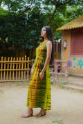 Tie-dye maxi dress