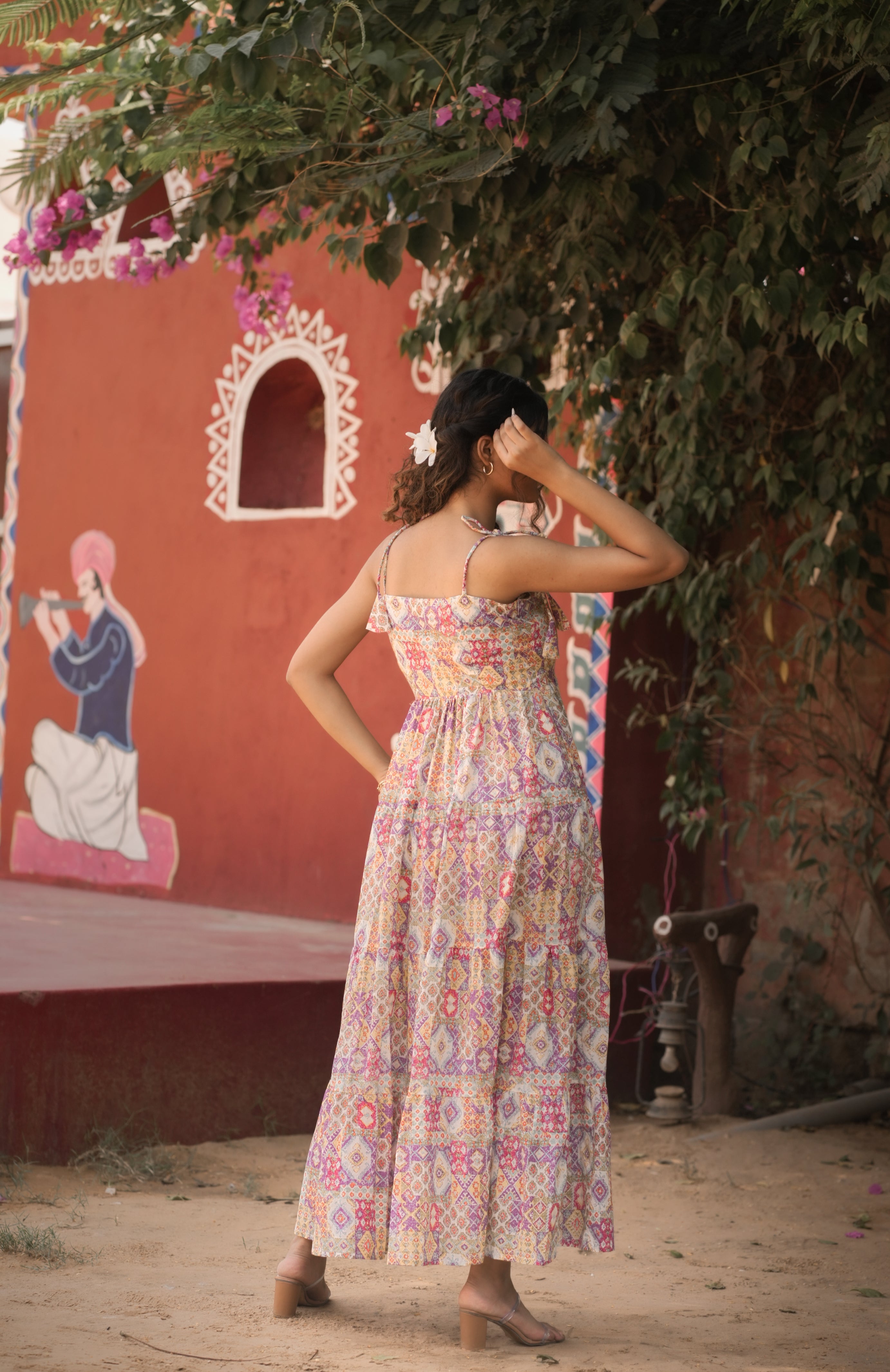 Multicolour Midi dress