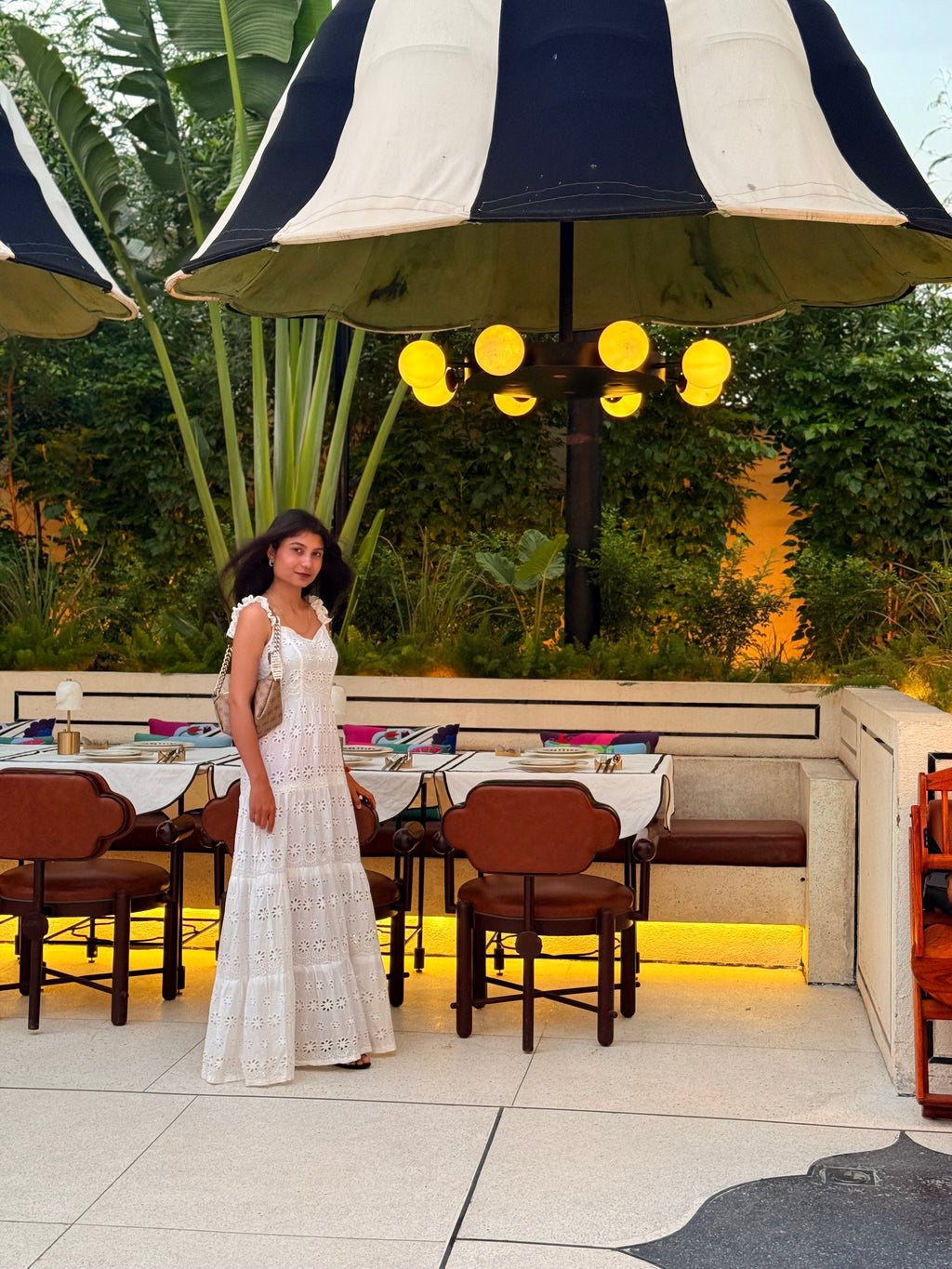 White mirage dress